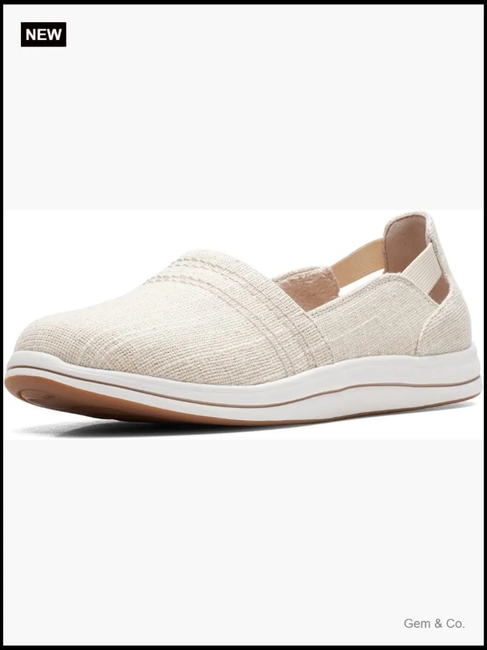 Breathable Textile Loafer with Cushioned Footbed
